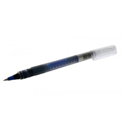 Ручка-роллер Wangzilong-215.прозрачный корп.0.5мм синий (12шт/уп)